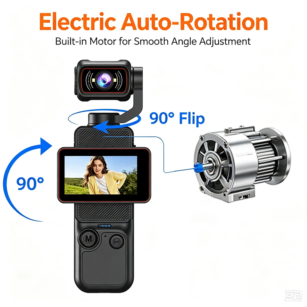 Car Accessories Online - กล้องวิดีโอบล็อกแบบพกพาใหม่, 270 ° หมุนได้ 120 องศา
