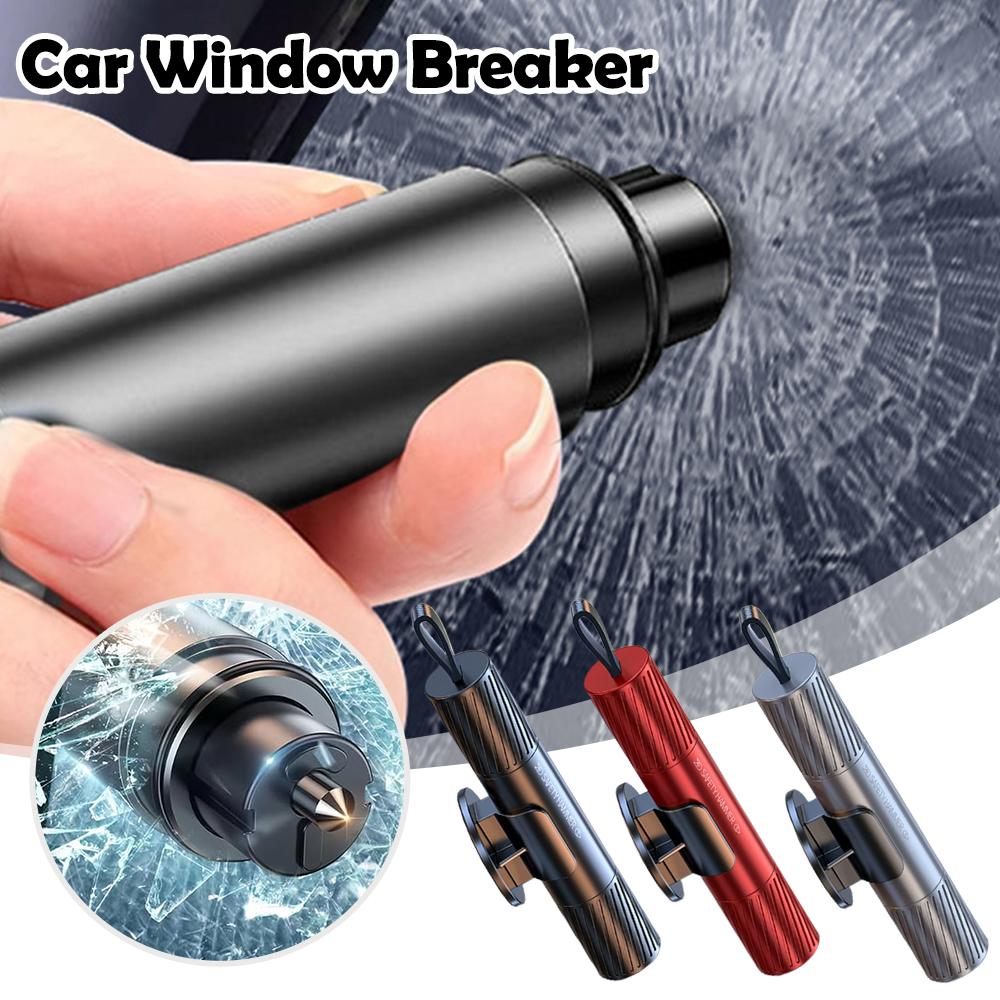 Car Emergency Tool Kit - ค้อนนิรภัยในรถยนต์ 2 in 1 อุปกรณ์เสริมภายในรถยนต์ขนาดเล็ก พร้อมที่ตัดเข็มขัดนิรภัย