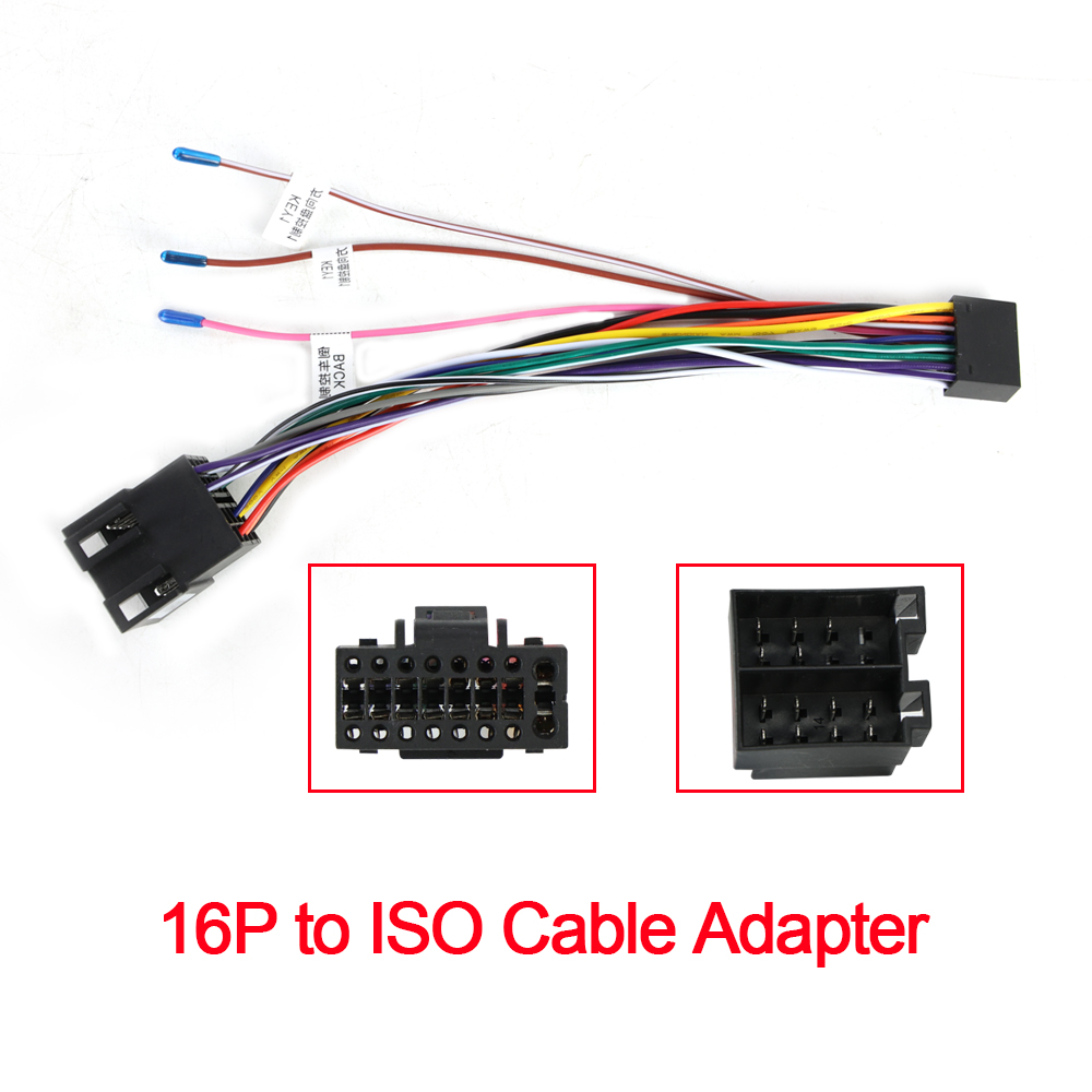 Car Accessories Usa - ปลั๊ก 16 พินสาย ISO มาตรฐานอะแดปเตอร์รถวิทยุสเตอริโอสําหรับ ALPINE