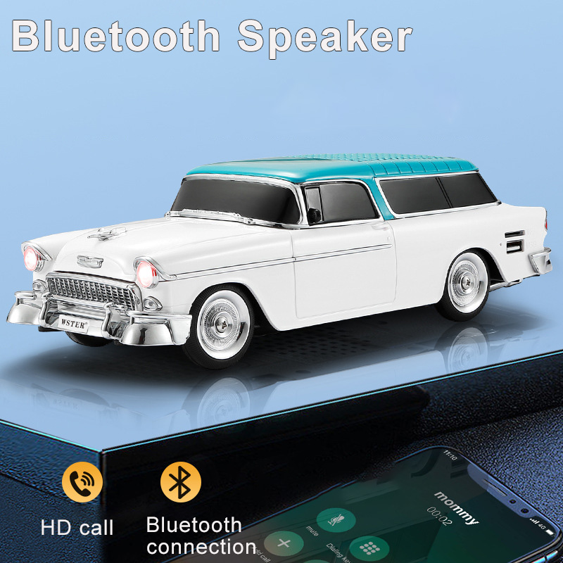 Car Accessories Amazon - ลำโพงบลูทูธไร้สายสำหรับพีซีแบบคลาสสิกกล่องไฮไฟบูมบอกซ์รองรับวิทยุ FM ดิสก์ U บัตร TF