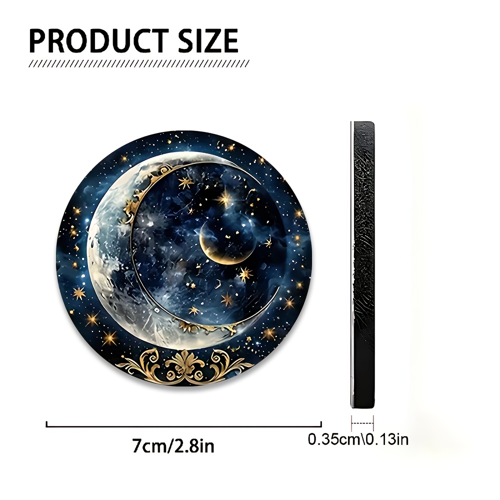 2 ชิ้น ที่รองแก้วในรถยนต์ลายดว - Car Accessories For Women บทวิจารณ์และราคา