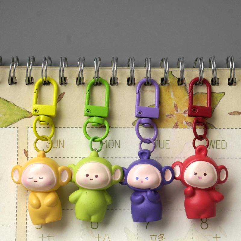 จี้การ์ตูนเทเลทับบี้ส์ 4 ชิ้น  - Car Accessories For Women บทวิจารณ์และราคา