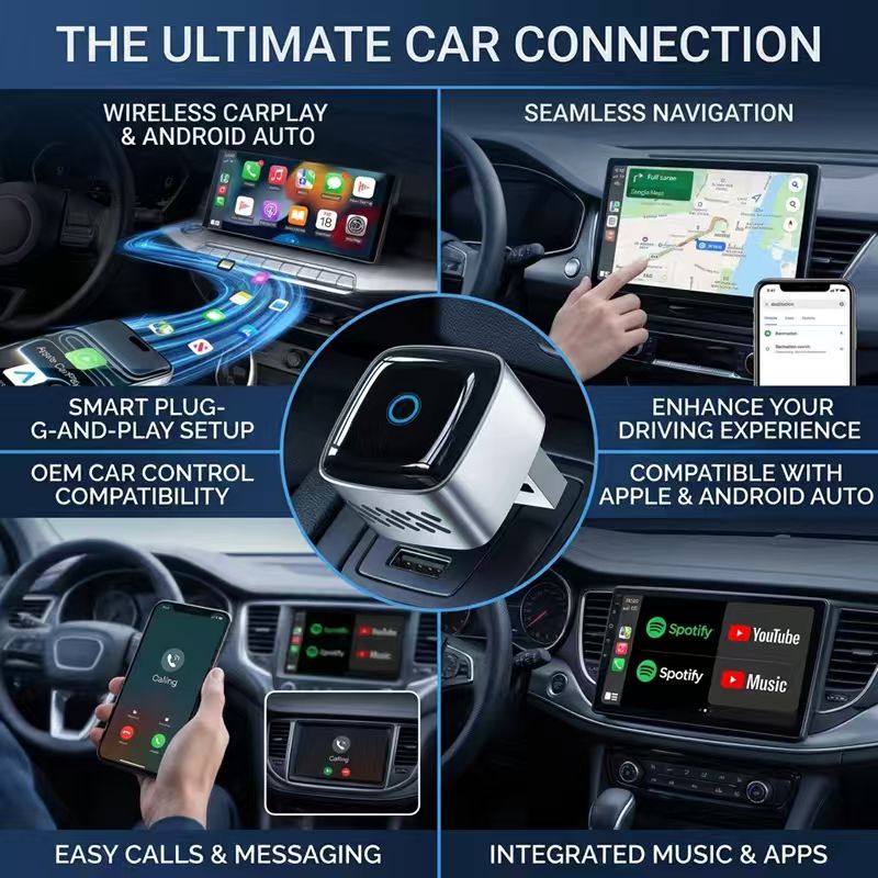 DRNVIYNC อะแดปเตอร์ CarPlay แบ - Car Accessories Usa บทวิจารณ์และราคา