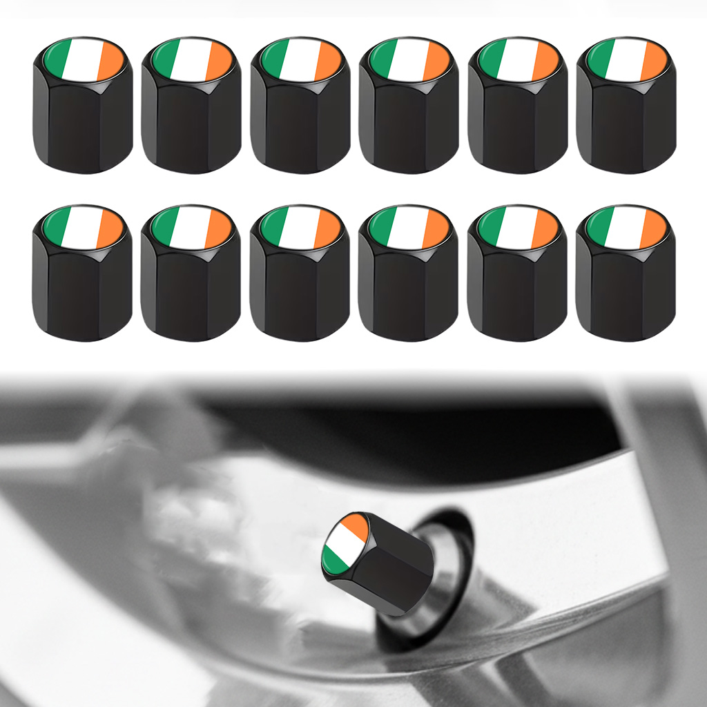 ฝาครอบวาล์วลายธงชาติไอร์แลนด์  - Car Accessories Ireland บทวิจารณ์และราคา