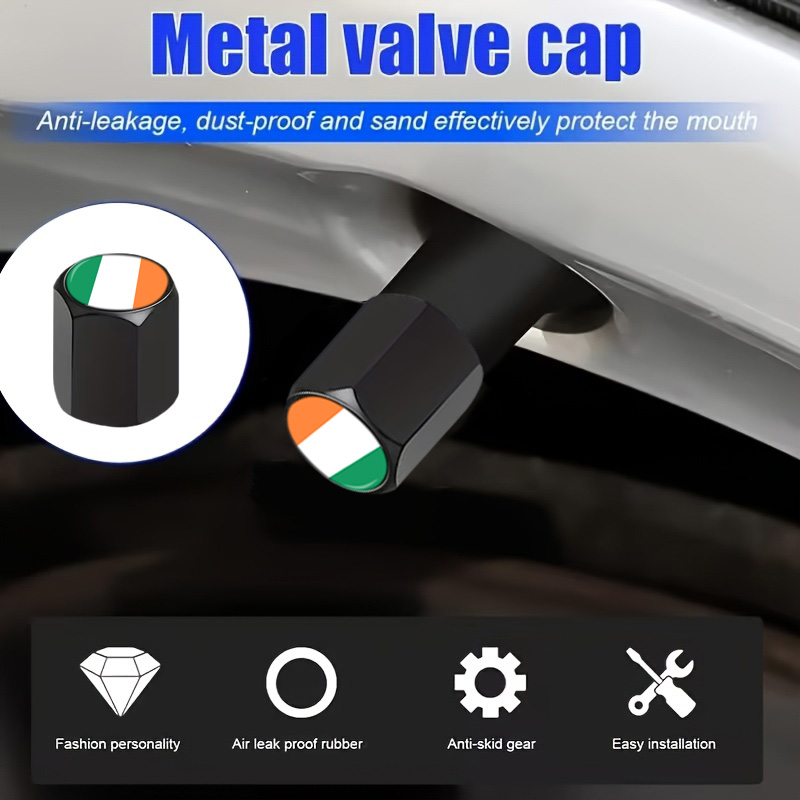 ฝาครอบวาล์วลายธงชาติไอร์แลนด์  - Car Accessories Ireland บทวิจารณ์และราคา