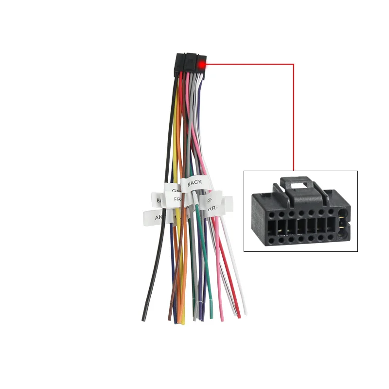 16 Pin To ISO Universal สายไฟอ - Car Accessories Usa บทวิจารณ์และราคา