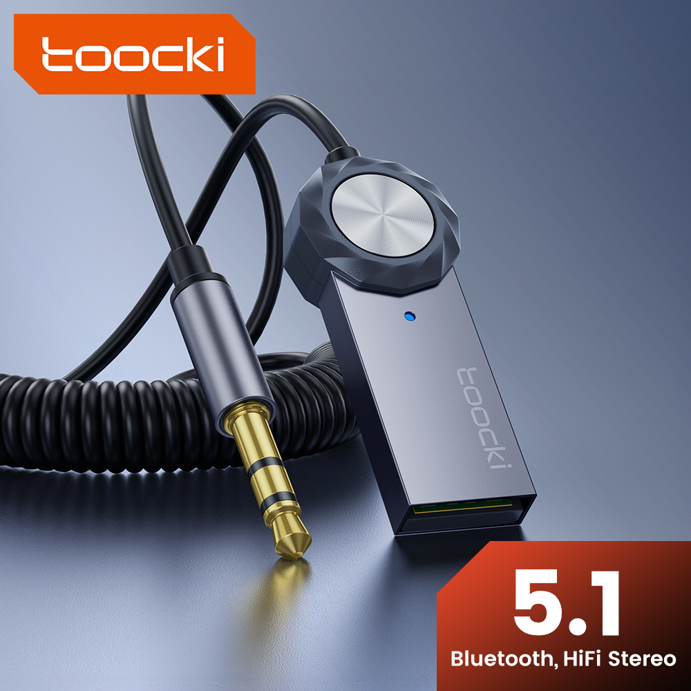 อะแดปเตอร์ AUX บลูทูธ toocki 5 - Car Accessories Online บทวิจารณ์และราคา
