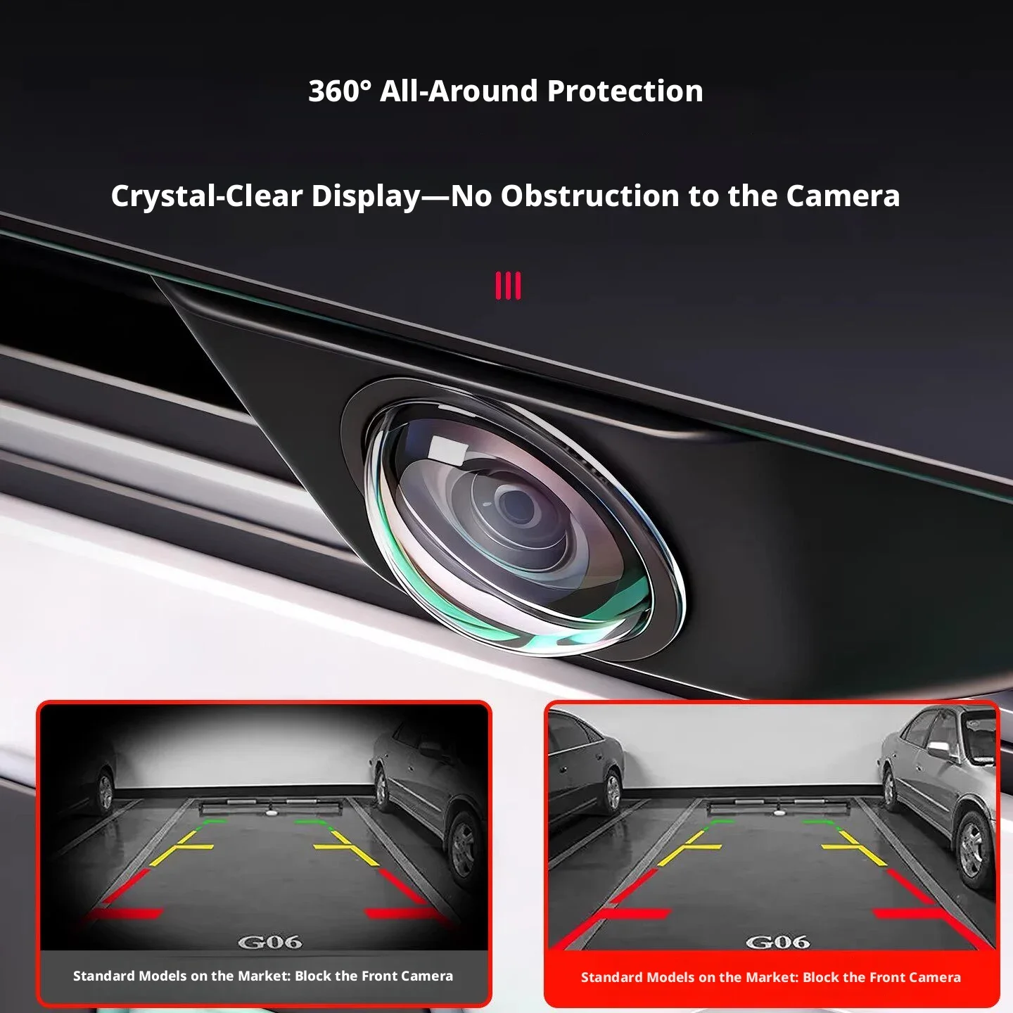 ฝาครอบป้องกันกล้องหน้าและหลังร - Rear Camera For Car บทวิจารณ์และราคา