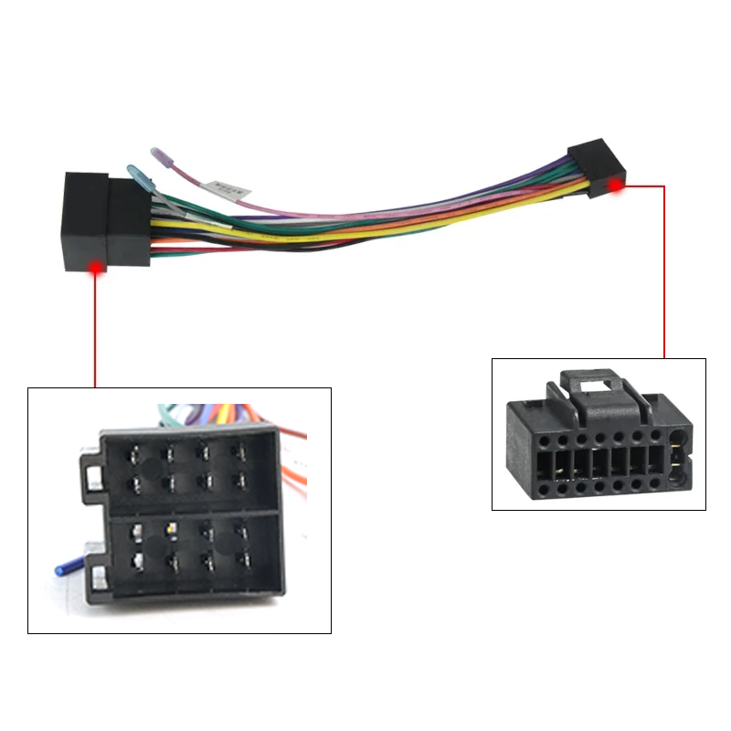 ปลั๊ก 16 พินสาย ISO มาตรฐานอะแ - Car Accessories Usa บทวิจารณ์และราคา