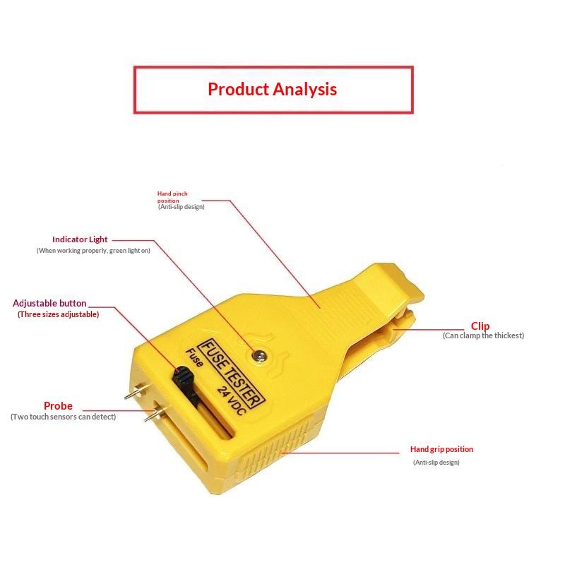 ชุดเครื่องมือทดสอบและถอดฟิวส์ร - Car Emergency Tool Kit บทวิจารณ์และราคา