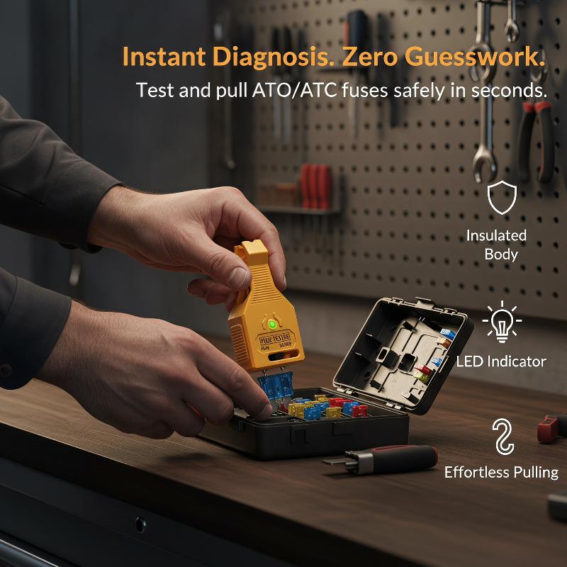 ชุดเครื่องมือทดสอบและถอดฟิวส์ร - Car Emergency Tool Kit บทวิจารณ์และราคา