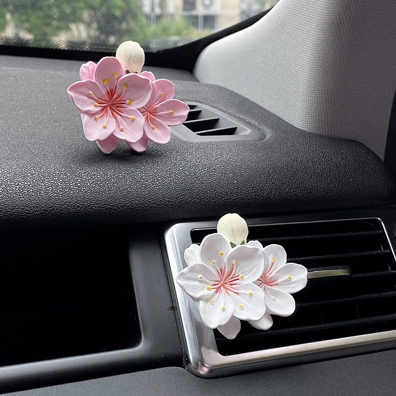 คลิปหนีบปรับอากาศรูปดอกไม้ 1 ช - Car Accessories Usa บทวิจารณ์และราคา