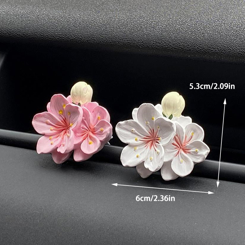 คลิปหนีบปรับอากาศรูปดอกไม้ 1 ช - Car Accessories Usa บทวิจารณ์และราคา