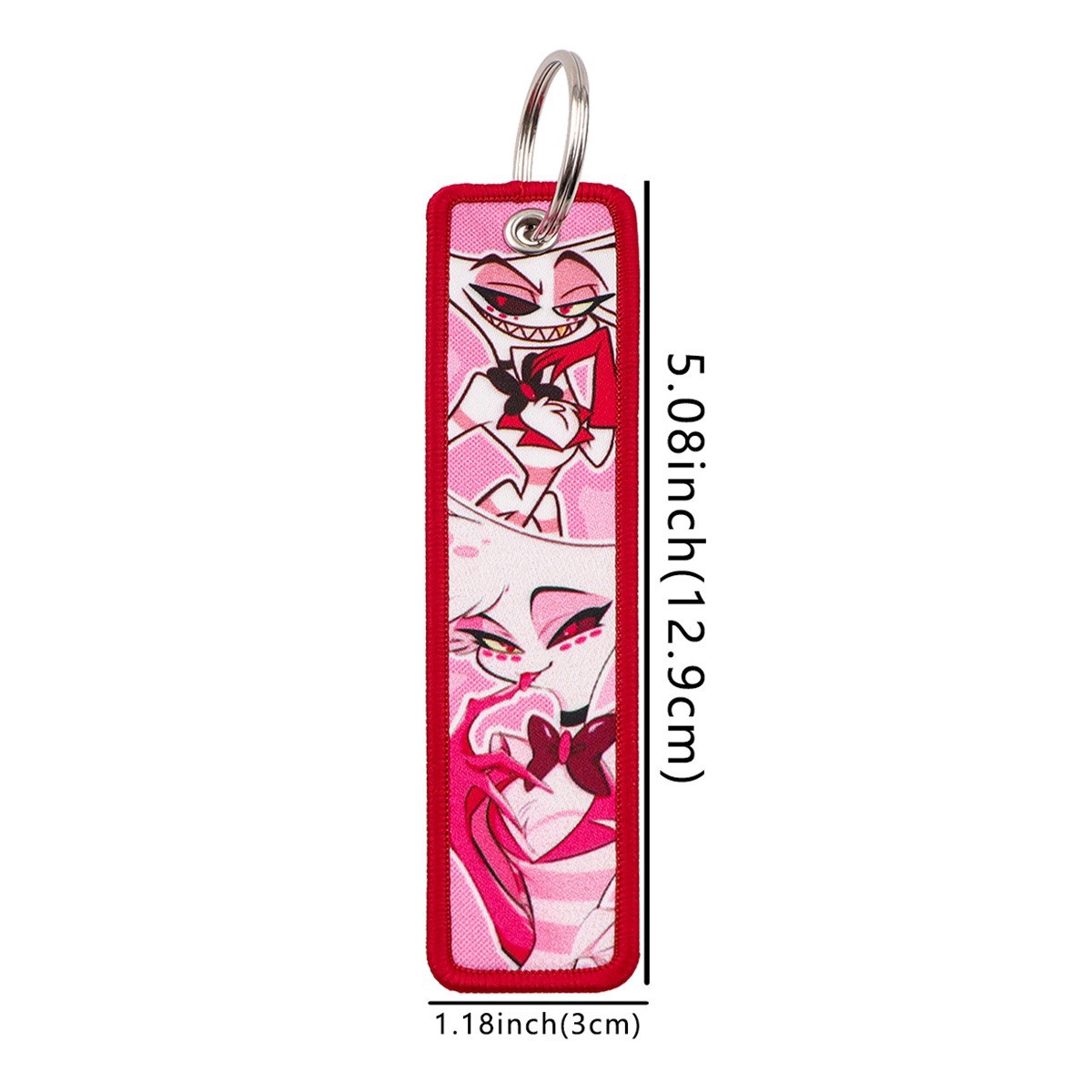 พวงกุญแจปักลายอนิเมะ Hazbin Ho - Car Accessories For Women บทวิจารณ์และราคา