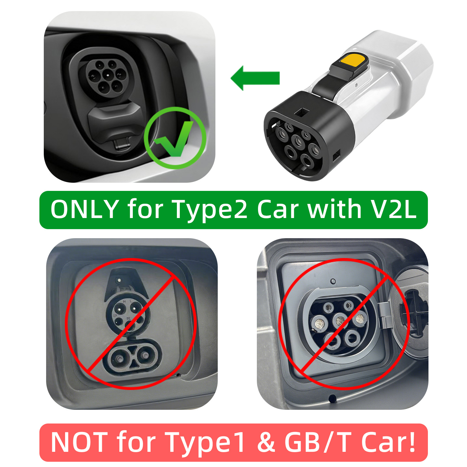 อะแดปเตอร์ปล่อยพลังงาน EVqiaoy - Car Accessories Usa บทวิจารณ์และราคา