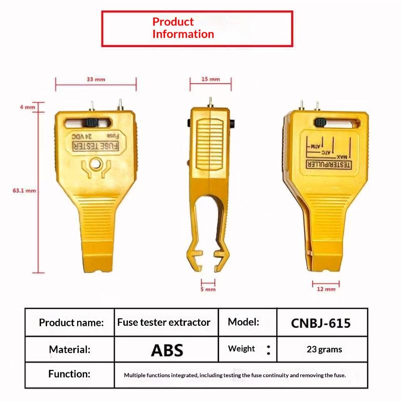 ชุดเครื่องมือทดสอบและถอดฟิวส์ร - Car Emergency Tool Kit บทวิจารณ์และราคา