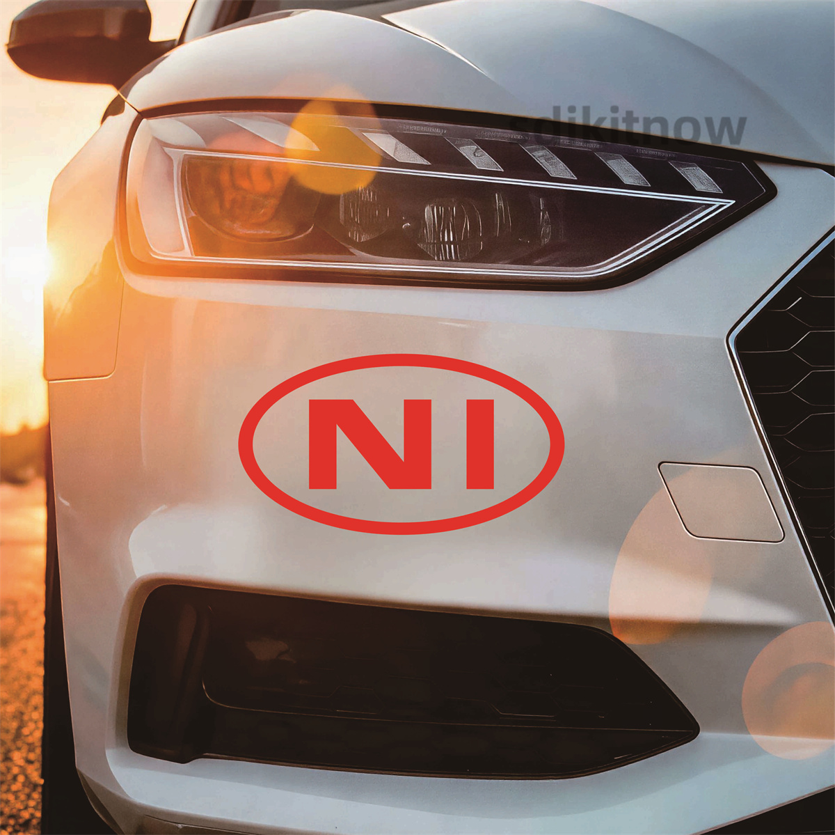 สติกเกอร์ติดรถยนต์รูปวงรี ไอร์ - Car Accessories Ireland บทวิจารณ์และราคา