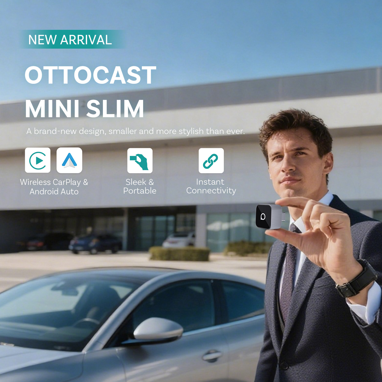 อะแดปเตอร์ Ottocast Mini Slim  - Car Accessories Usa บทวิจารณ์และราคา