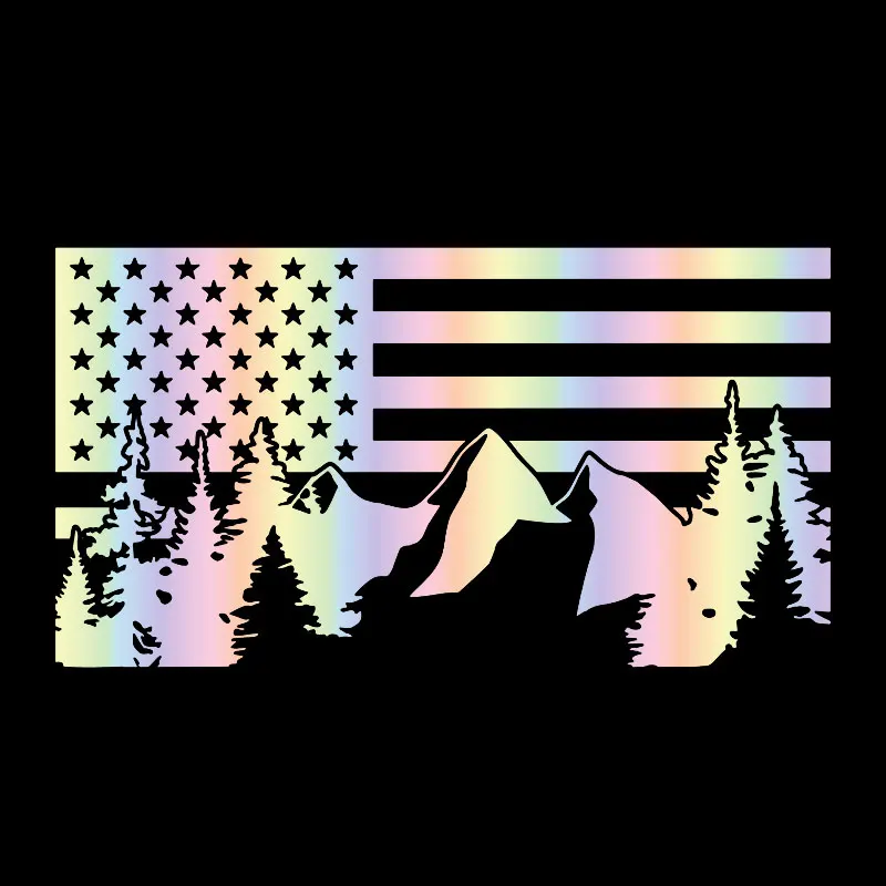 สติ๊กเกอร์รถ American Flag PVC - Car Accessories Usa บทวิจารณ์และราคา