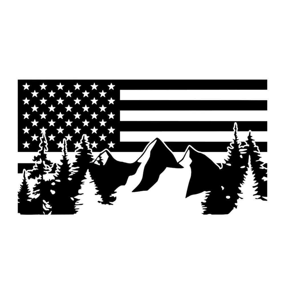 สติ๊กเกอร์รถ American Flag PVC - Car Accessories Usa บทวิจารณ์และราคา