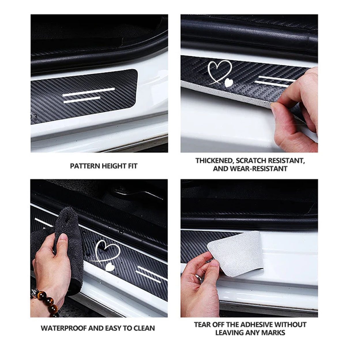 แถบยางกันรอยขีดข่วนและกันกระแท - Car Door Edge Guard บทวิจารณ์และราคา